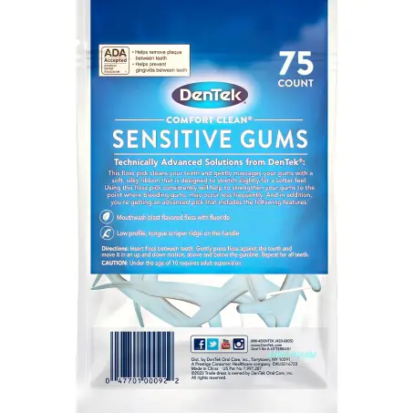 ФЛОС-ЗУБОЧИСТКИ DENTEK COMFORT Clean Крмфорт. очищ. №75