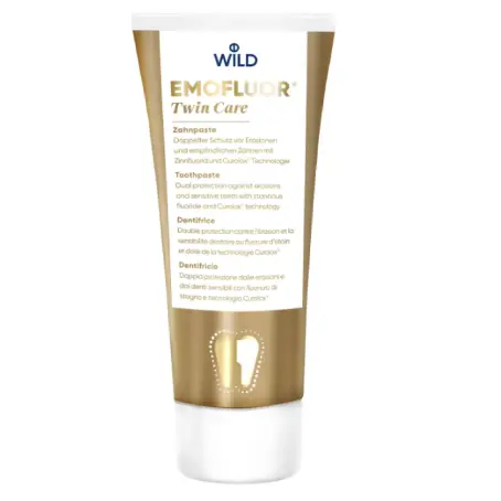 Зубна паста Dr. Wild Emofluor Twin Care Подвійний догляд, 75 мл