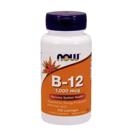 Вітаміни NOW Folic Acid & B12 800 мкг таблетки №250