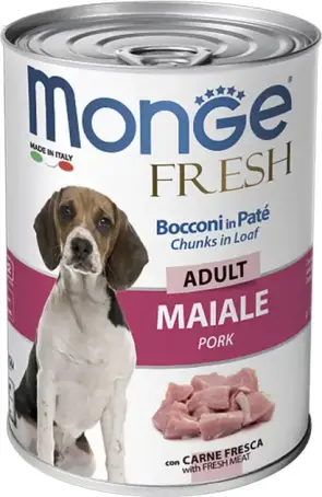 КОРМ ДЛЯ СОБАК MONGE DOG FRESH свинина 0,4 кг