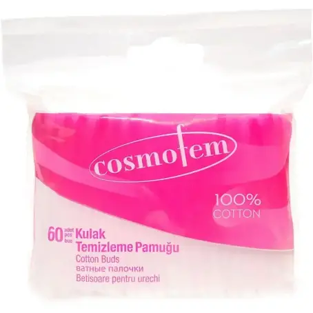 Ватні палички Cosmofem дитячі, 60 шт