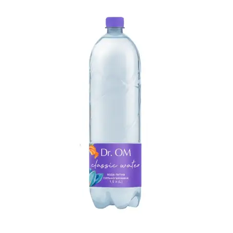 Вода питьевая с/г ТМ Dr. OM Classic Water, 1,5 л