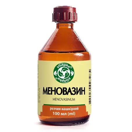 Меновазин раствор спирт. н/к по 100 мл во флак.