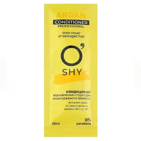 Кондиціонер для волосся O'shy Argan, саше 15 мл