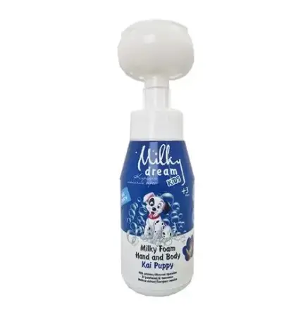 Пінка дитяча очищувальна  для рук та тіла Milky Dream Milky Foam Hand And Body Kai Puppy Цуцик Кай, 350 мл