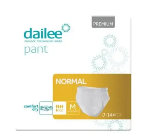 Подгузники-трусы для взрослых Dailee Pant Premium Normal Medium воздухопроницаемые,14 шт