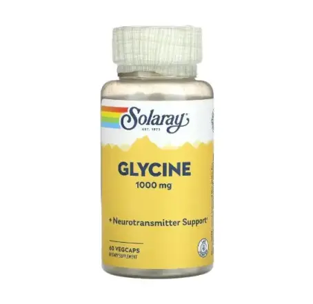 Solaray Гліцин вільна форма Glycine Free 1000 мг, 60 капсул