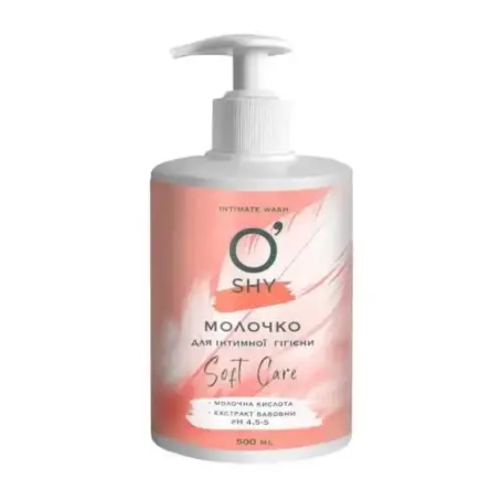 Молочко для інтимної гігієни O'shy Soft Care Intimate Wash, 500 мл