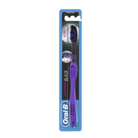 Зубная щетка Oral-B Всесторонняя чистка Черная 40 средняя, ​​1шт