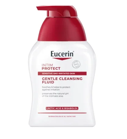 Средство для интимной гигиены Eucerin успокаивающее с молочной кислотой и бисабололом, 250 мл.