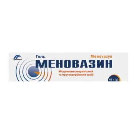 Меновазин гель по 40 г у тубах