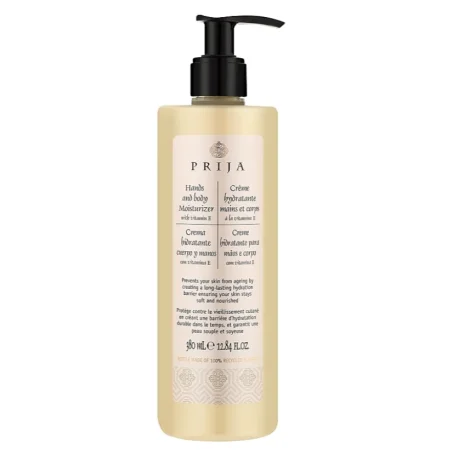 PRIJA КРЕМ ЗВОЛОЖУВАЛЬНИЙ Д/РУК І ТІЛА З ВІТАМІНОМ Е 380 мл