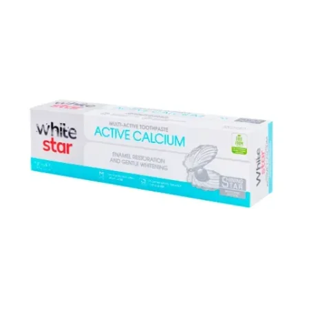 Мультиактивная зубная паста White Star "Active Calcium / Активный Кальций", 100 мл
