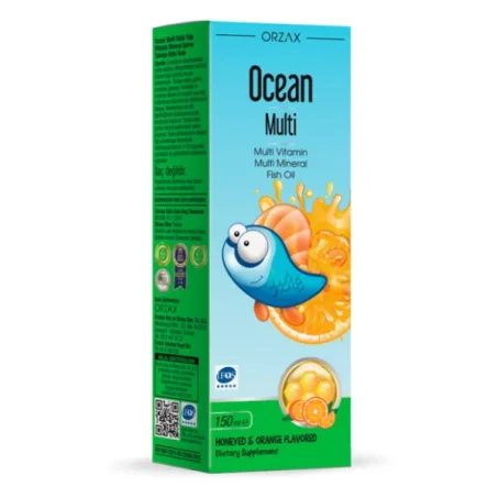 Вітамінний комплекс для дітей з мультімінералами та Omega 3 Orzax Ocean Multi Syrup, 150 мл
