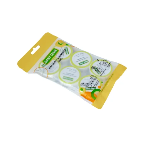 Полотенца одноразовые Baby Team прессованные арт.0155, 6 шт