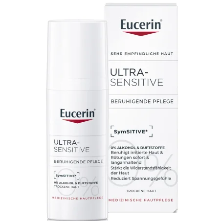 Крем для лица EUCERIN 69745 Ultra-Sensitive успокаивающий для сухой гиперчувствительной кожи, 50 мл
