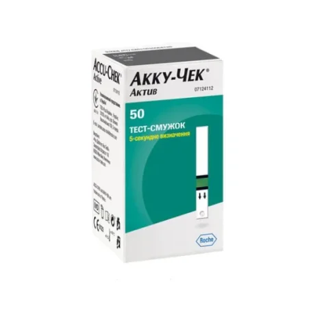 Тест-смужки Акку-Чек Актив, 50 шт