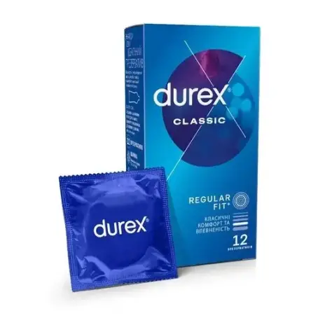 Презервативи Durex (Дюрекс) класичні, 12 шт.