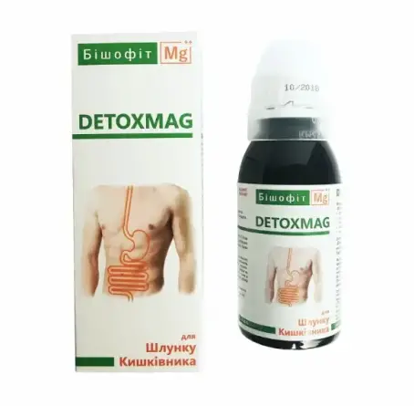 Бішофіт питний DetoxMag розчин по 100 мл у флак.