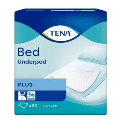 Пелюшки Tena Bed Plus одноразові поглинаючі 60 x 90 см, 30 шт