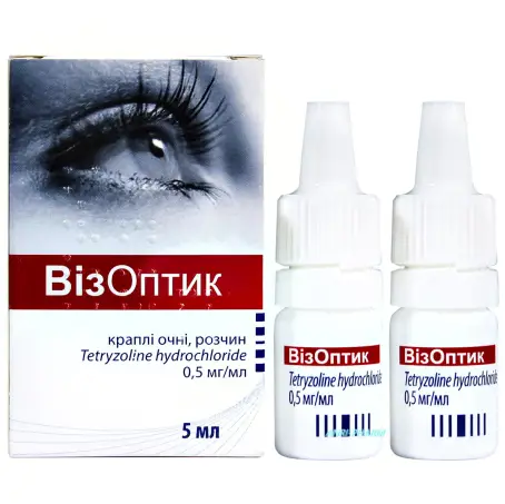 ВИЗОПТИК 0,5 мг/мл 5 мл №2 кап. глаз. фл.-кап.