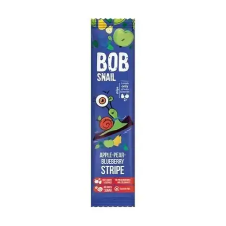 СТРАЙПСИ BOB SNAIL Яблуко-груша-чорниця 14 г