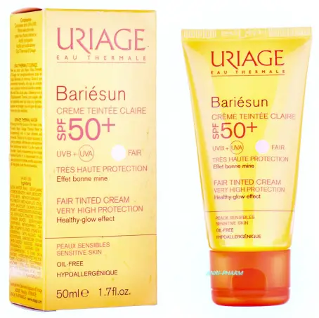 URIAGE КРЕМ БАР'ЄСАН СОНЦЕЗАХ. ТОНАЛ. золотист. SPF 50+ 50 мл