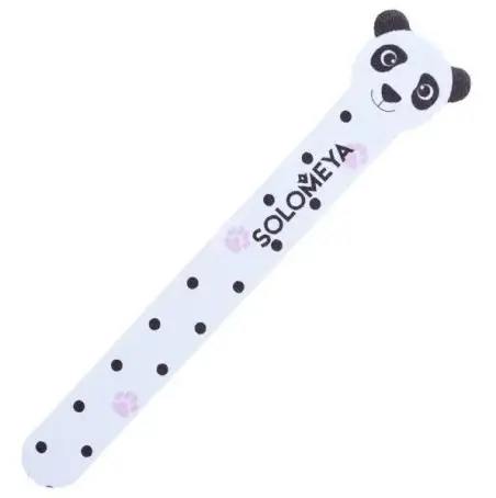 Solomeya Пилка для натуральных и искусственных ногтей "Панда"/Panda Nail File 180/220