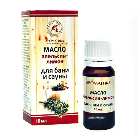 ОЛІЯ Д/ЛАЗНІ І САУНИ АПЕЛЬСИН-ЛИМОН 10 мл