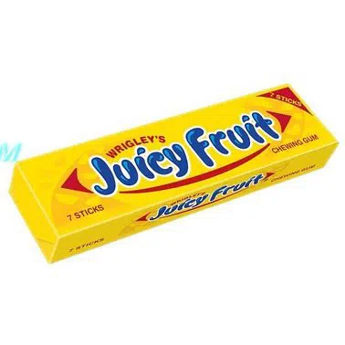 ЖУВ. ГУМКА WRIGLEY'S juicy fruit №5