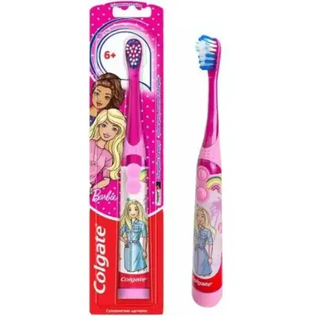 Електрична зубна щітка Colgate Barbie/Batman, дитяча