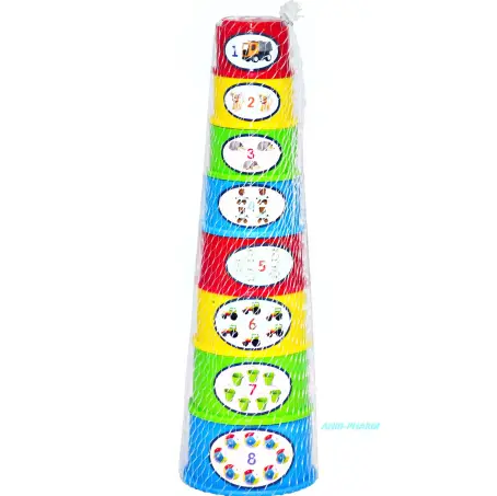 ІГРАШКА ПІРАМІДКА розвив. 8 ел.