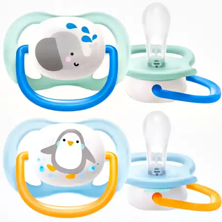 СОСКА ПУСТУШКА PHILIPS AVENT Ultra air Animal силік. ортодонт. д/хлопч. 0-6 міс. №2 SCF080/05