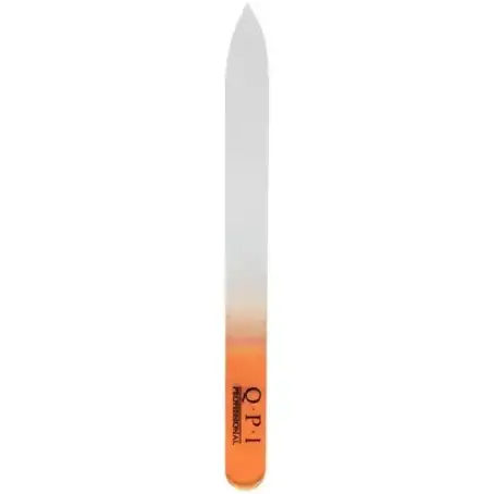 Пилка для ногтей хрустальная (12 см) QPH-12 оранж.