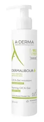 ГЕЛЬ A-DERMA ДЕРМАЛІБУР+ ЦИКА-ГЕЛЬ очищ. антибакт. для шкіри обличчя та тіла 200 мл