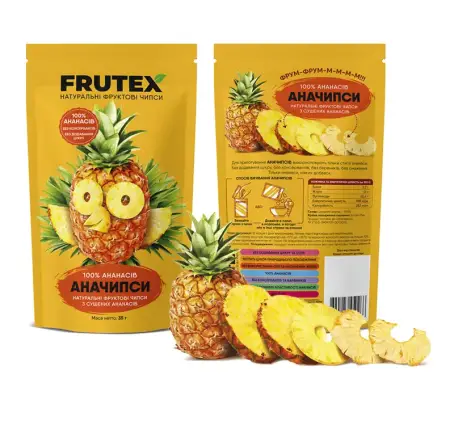 Чіпси фруктові Аначипси FRUTEX 35гр