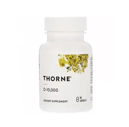 Витамин Д3(Vitamin D3)Thorne Research,10000МО,60 капсул