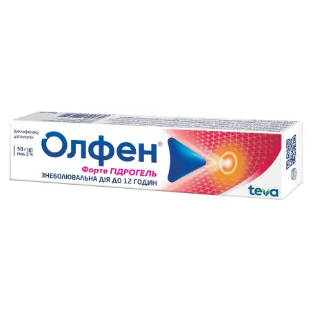 Олфен Форте Гідрогель гель 2 % туба 50 г