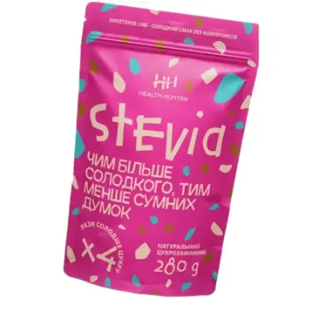 Цукрозамінник Стевія "STEVIA X4" HEALTH HUNTER 280 г