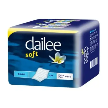 Пелюшки одноразові Dailee Soft Extra Plus 60*60 см, 20 шт