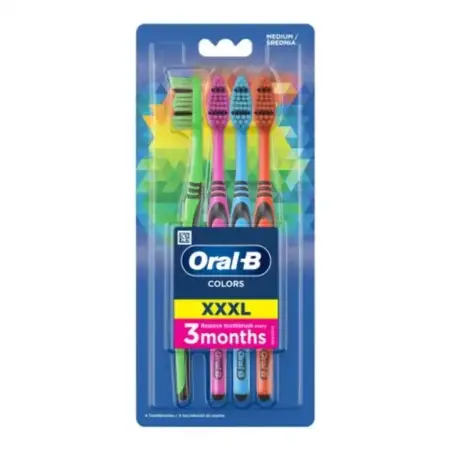 Зубная щетка Oral-B Colors средняя, ​​4 шт.