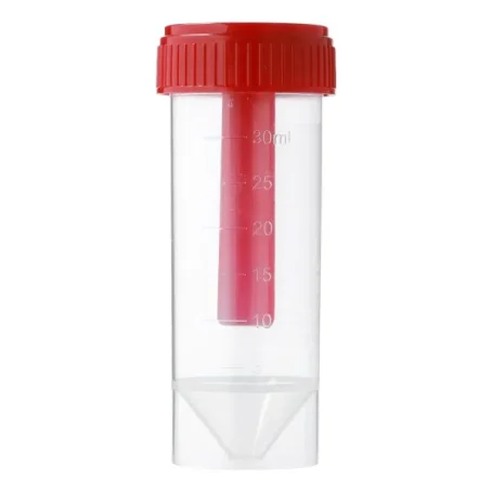 Контейнер для забору біоматеріалу (кал) не стерильний, 30 мл