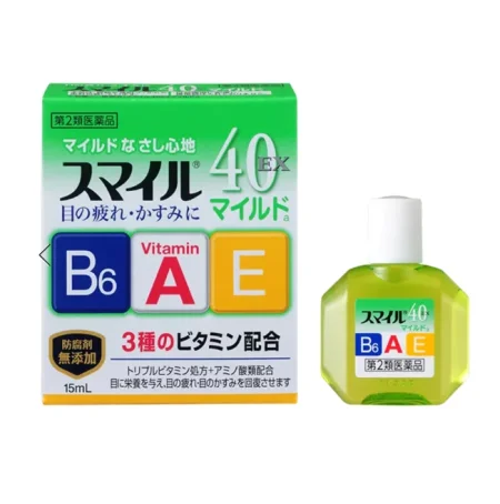 Капли для глаз Lion 40EX Mild освежающие, 15 мл