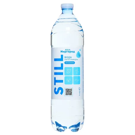 Вода питна STILL Aqua Миргород 1,0 л н/г 