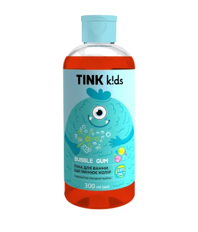 Пена для ванны, изменяющая цвет Bubble Gum Tink kids, 300 мл