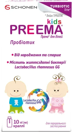 Према для детей Preema kids, 10 мл во флак. с пипет.