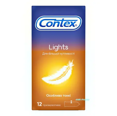 Презервативи CONTEX Lights особливо тонкі №12