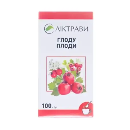 Глоду плоди по 100 г у пач. з внут. пак.