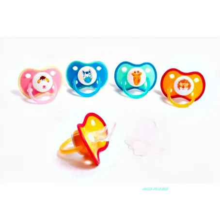 СОСКА ПУСТЫШКА LINDO силик. кругл. с прикусом от 6 до 12 Li 402