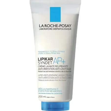 Крем-гель для лица и тела La Roche-Posay Lipikar Syndet AP+ очищающий, для очень сухой кожи, 200 мл
